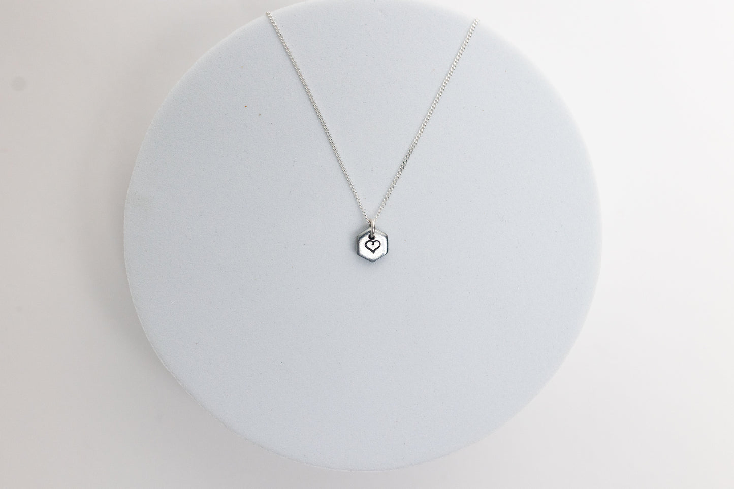 Known Heart Necklace | Salvaged Steel Auto Part | Adjustable Sterling Silver Chain
