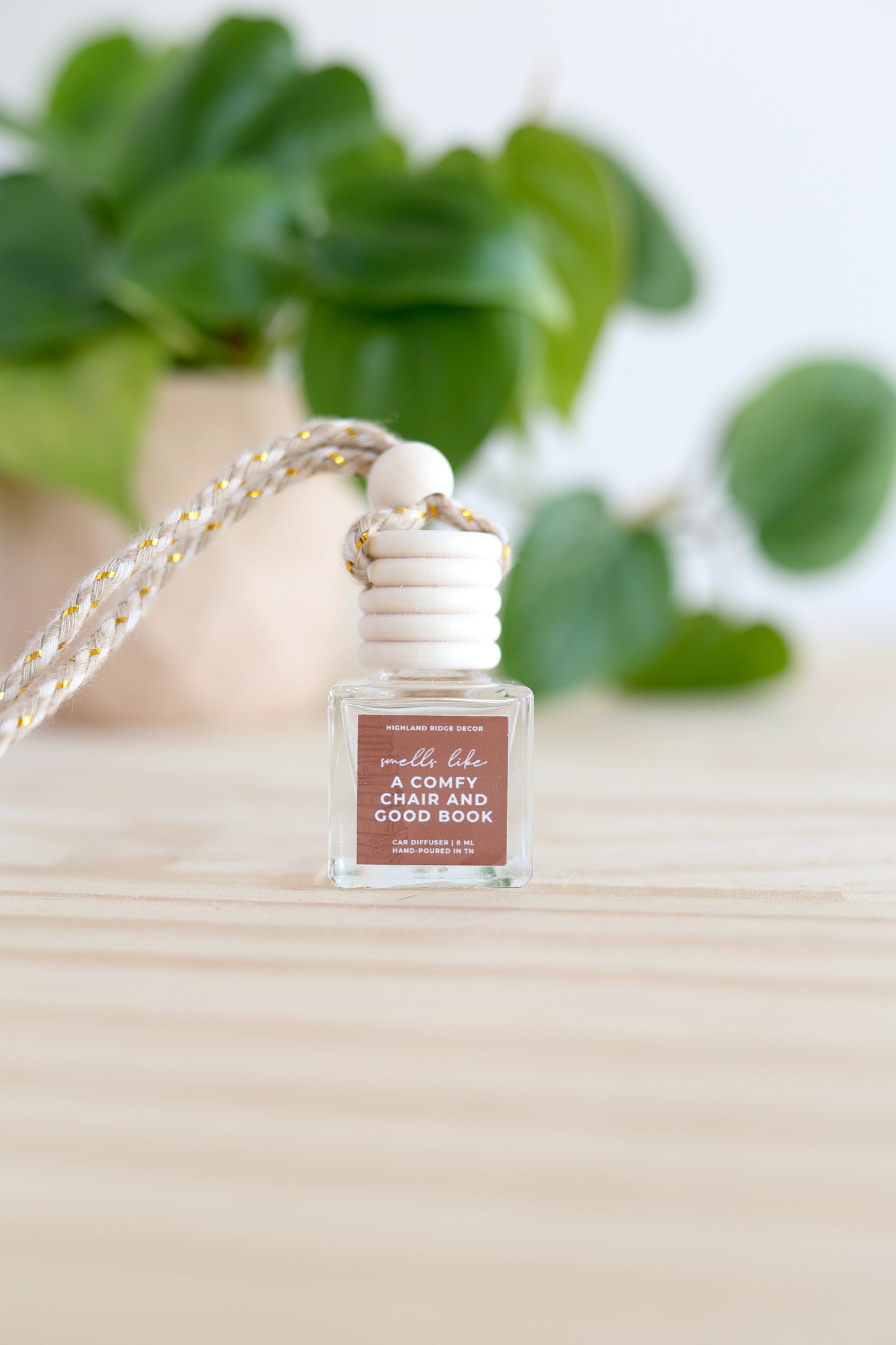 A Good Book and Comfy Chair Car Diffuser