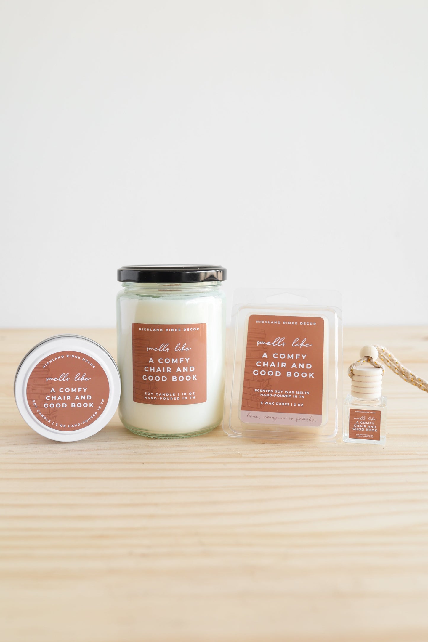 A Good Book and Comfy Chair Car Diffuser