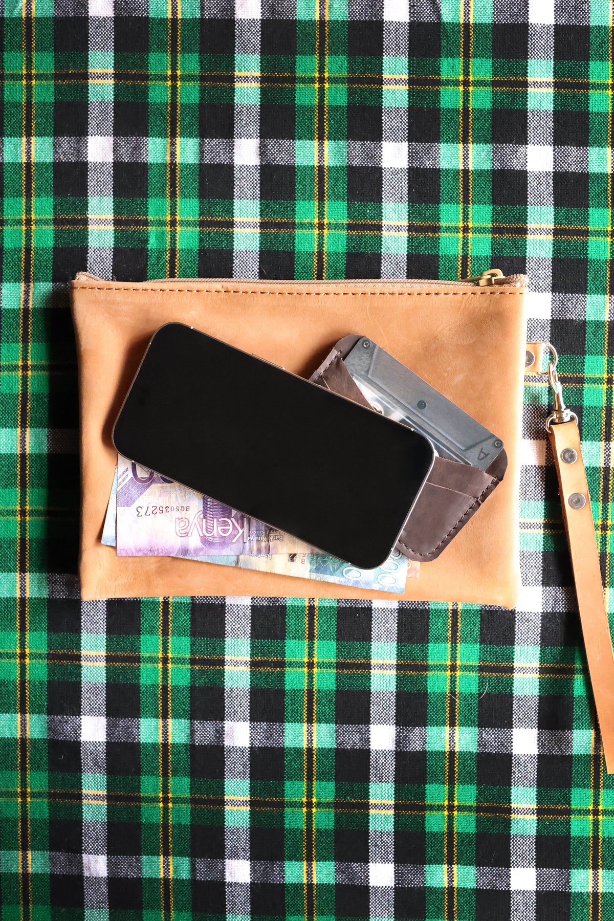 The Leather Clutch