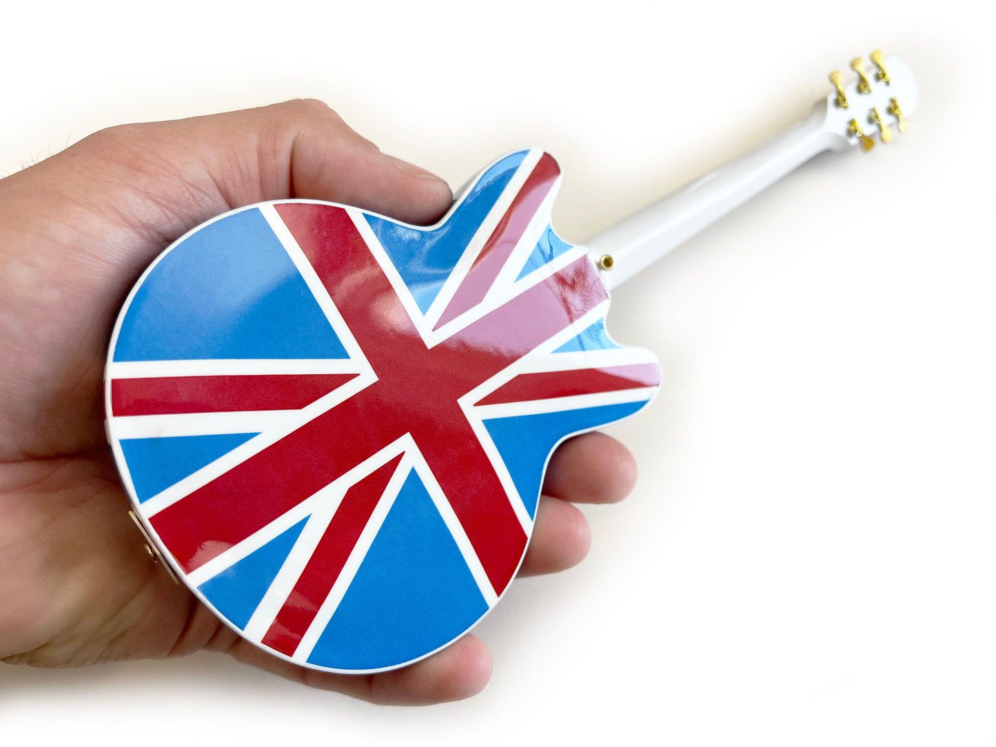 Epiphone "Union Jack Sheraton” Casino 1:4 Scale Mini Guitar Model - UK Flag - Osadia Concept Store