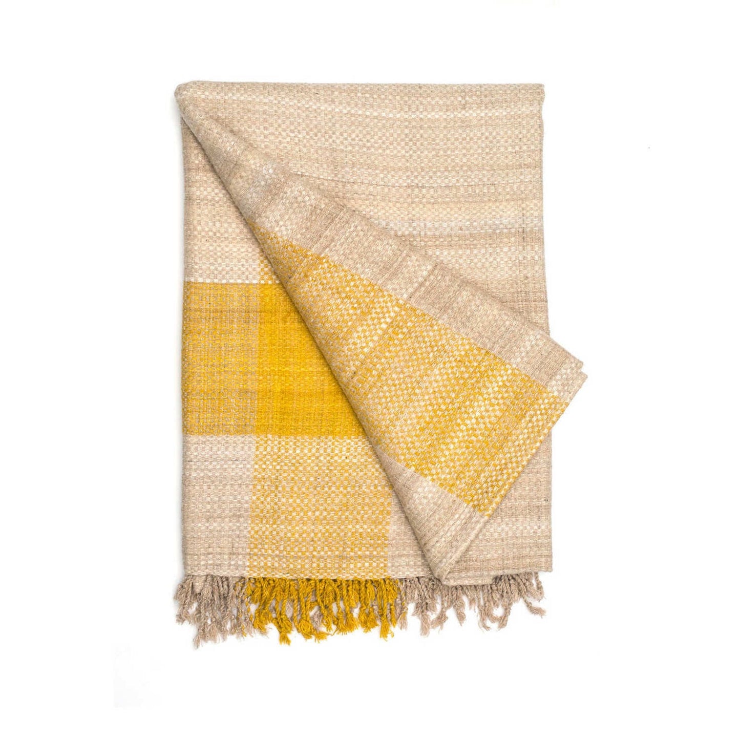 BORDER Handwoven Cruelty-free Silk Throw – Fair Trade – Artisan Made