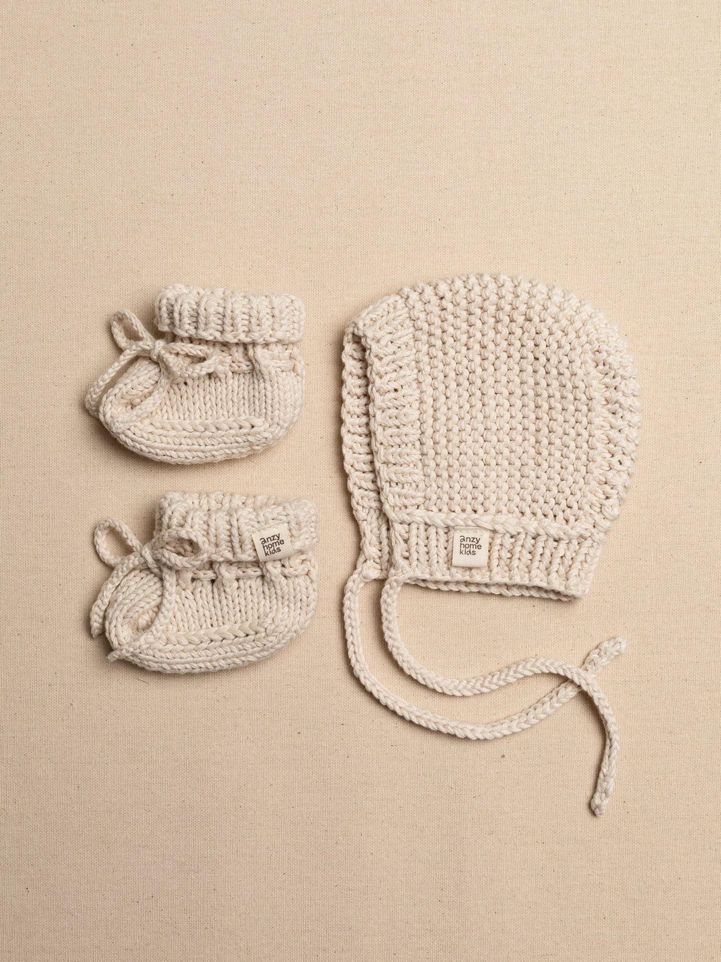 Bonnet & Booties Set Boho