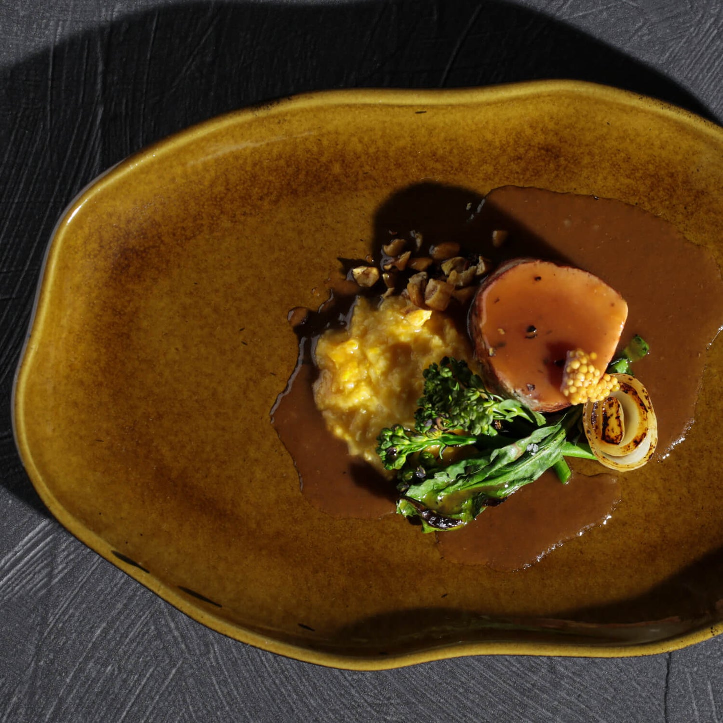 Shallow Bio Oval Platter Medium Set of 4