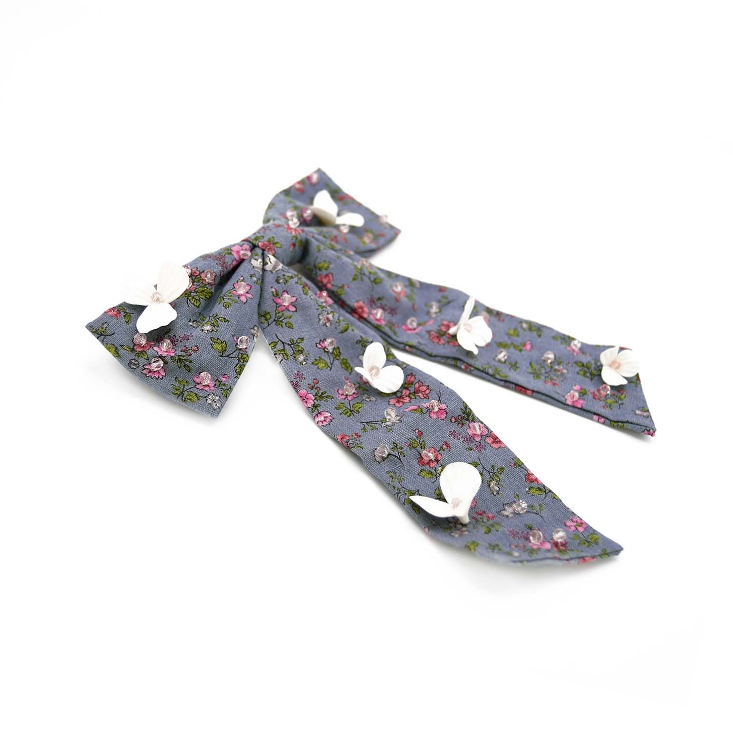 Larkspur Floral Barrette