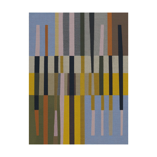 Woven Perspectives No. 09 — Geometric Abstract Art Print