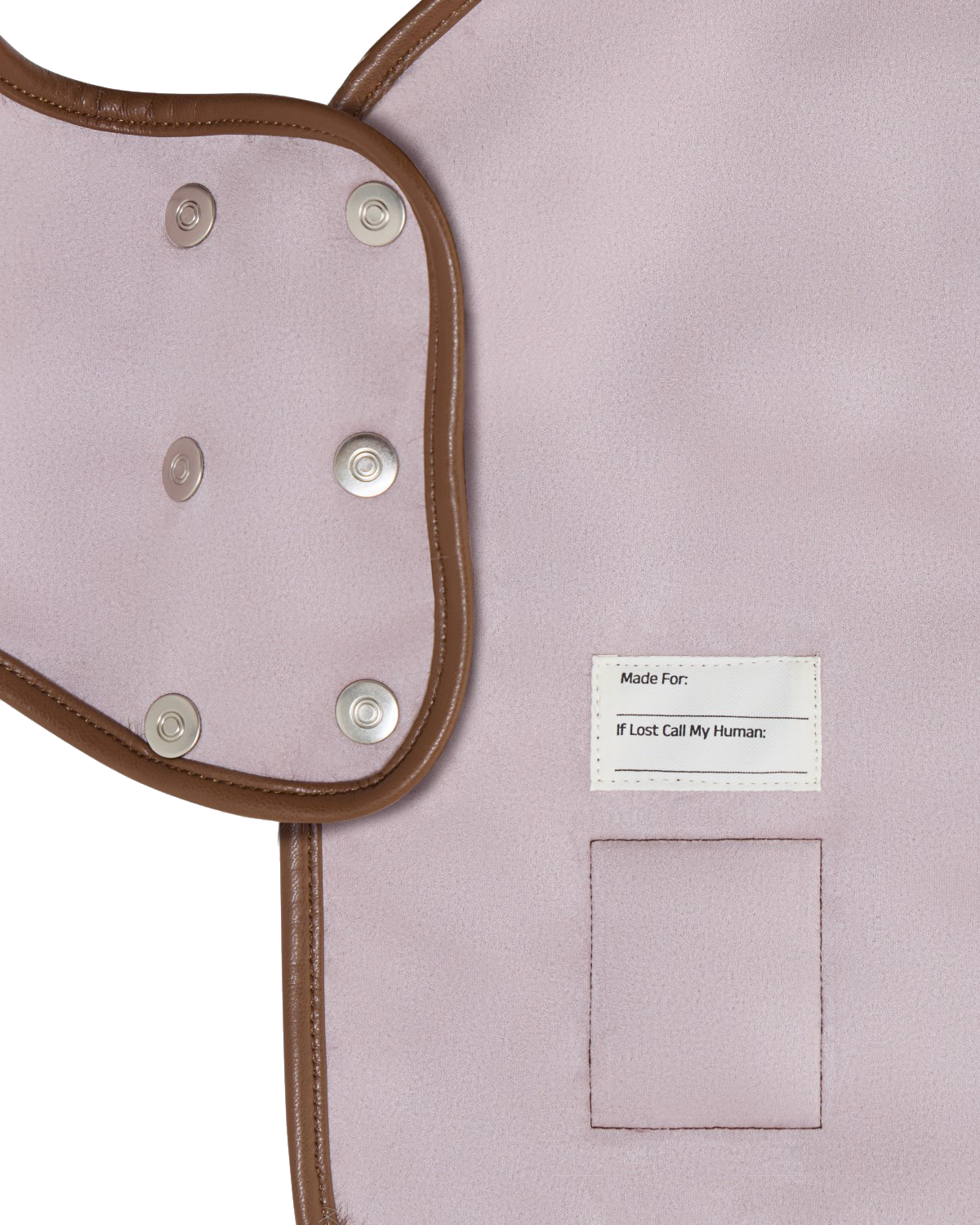 The Pastoris | Luxury Faux Fur Dog Coat | Mocha Purple