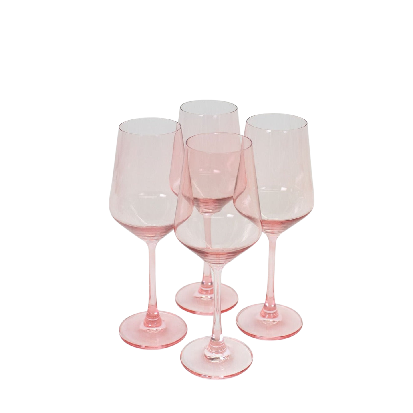 Tickle Me Pink - Colored Wine Glass
