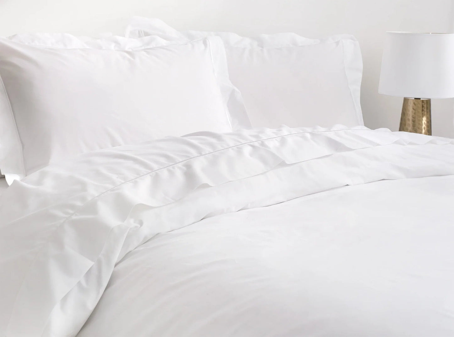 Classic Percale Embroidered Duvet Cover