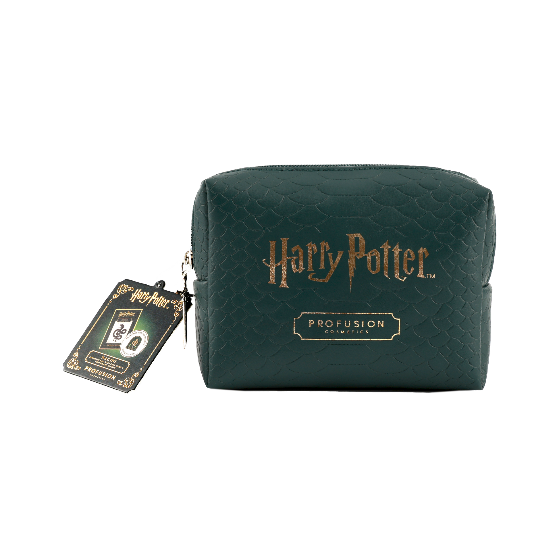 HP Dark Arts | Nagini Cosmetic Bag with Face Gems & Temporary Tattoo - Osadia Concept Store