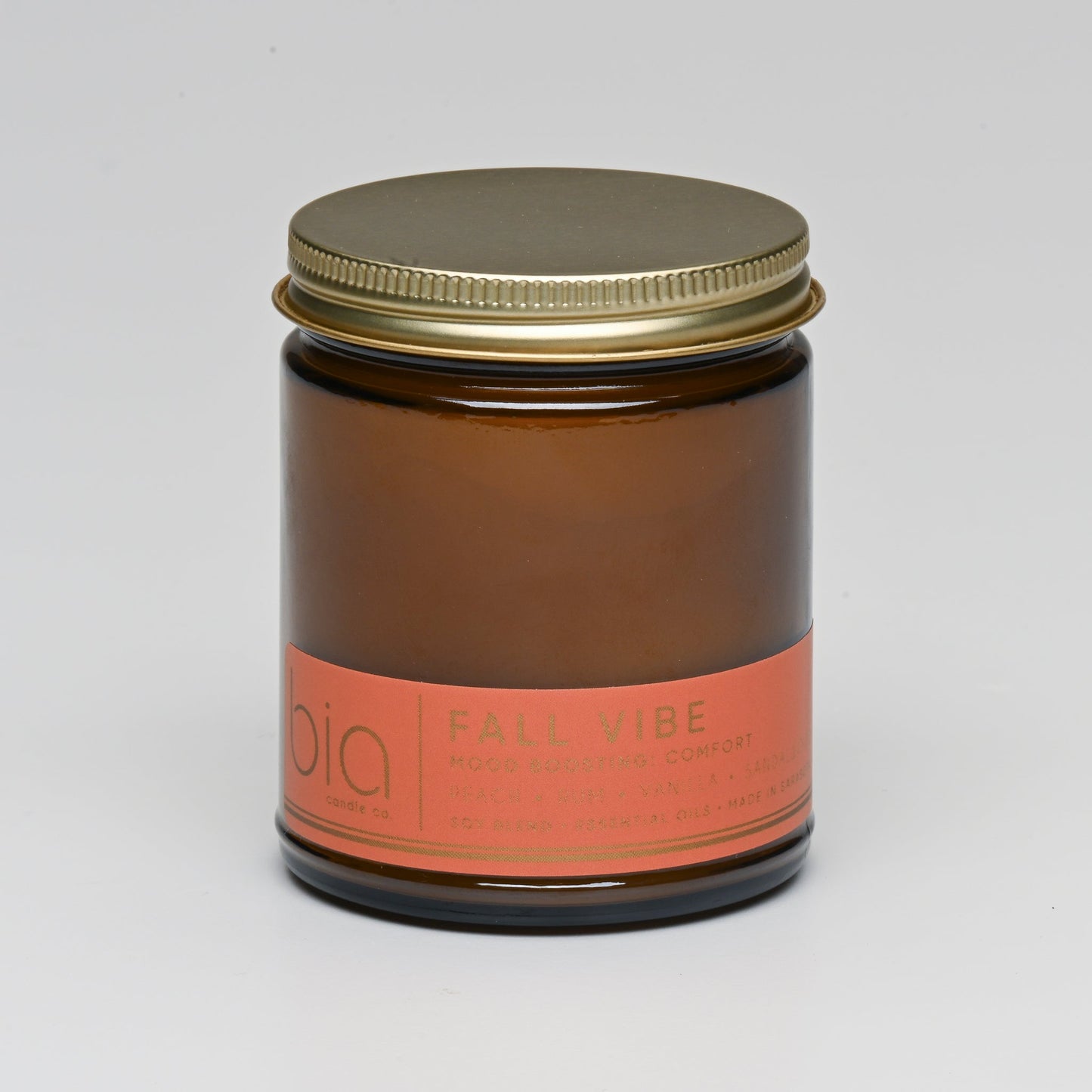 Fall Vibe Functional Fragrance Soy Blend Candle — Spiced Fruit, Cedarwood & Vanilla