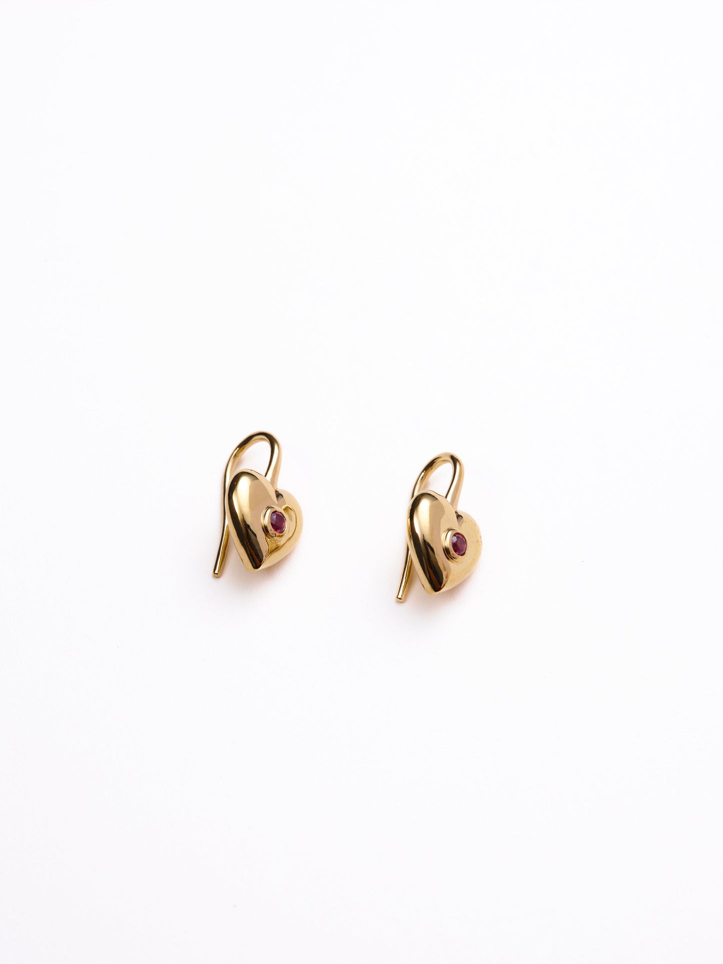 Billie Heart Gem Earrings