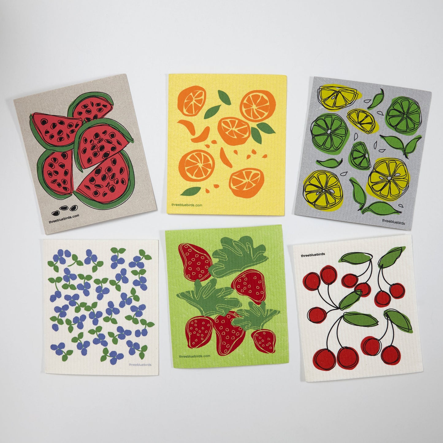 Tutti Fruiti Bundle (6 Swedish dishcloths)