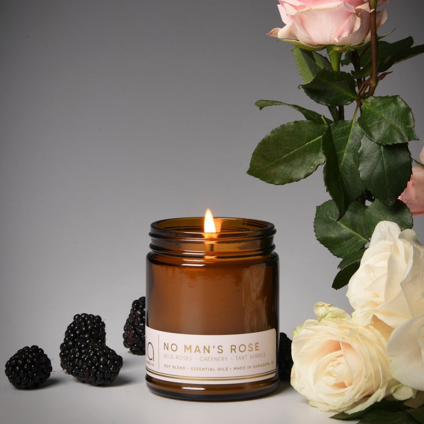 S/2 Jasmine Magnolia + No Man’s Rose Floral Duo