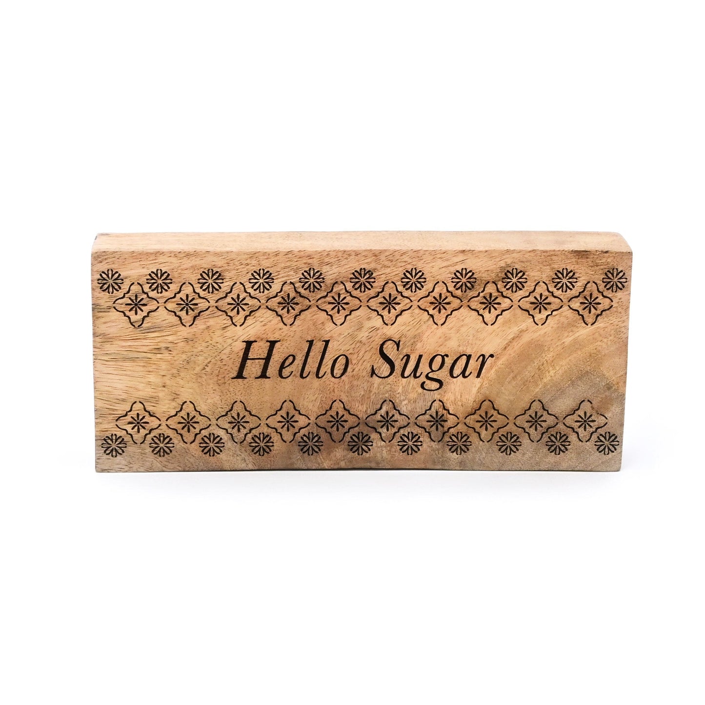 Wooden Word Blocks Set of 3 | Mango Wood | Handmade Décor