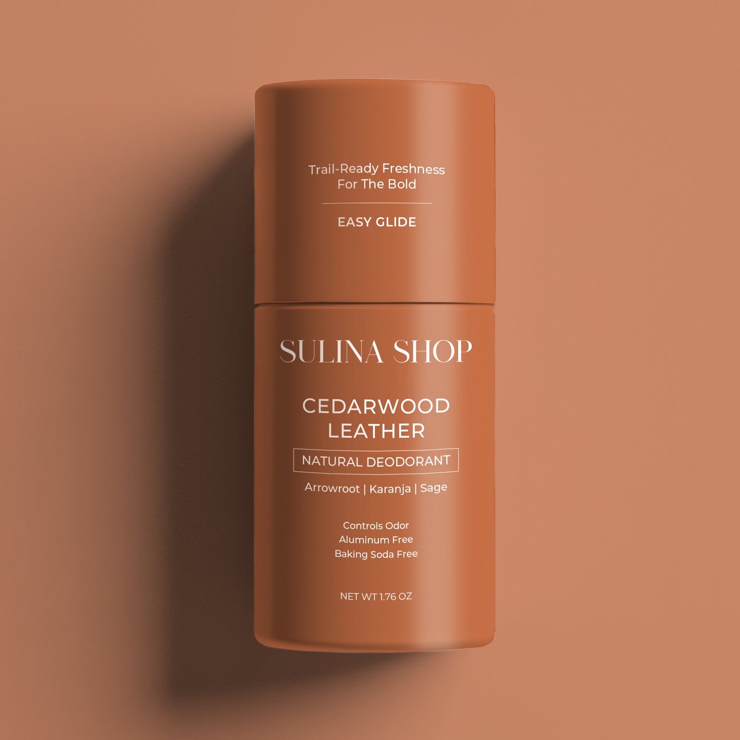 Cedarwood Leather Natural Deodorant