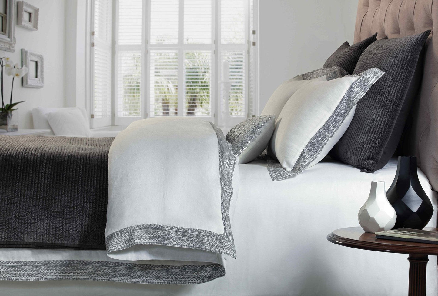 Parker European Linen Duvet Cover