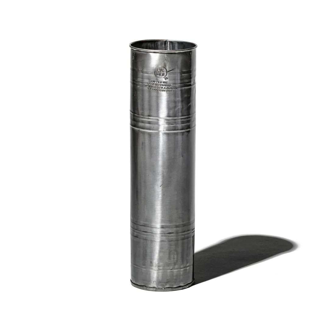 RECYCLED STEEL TRASHCAN