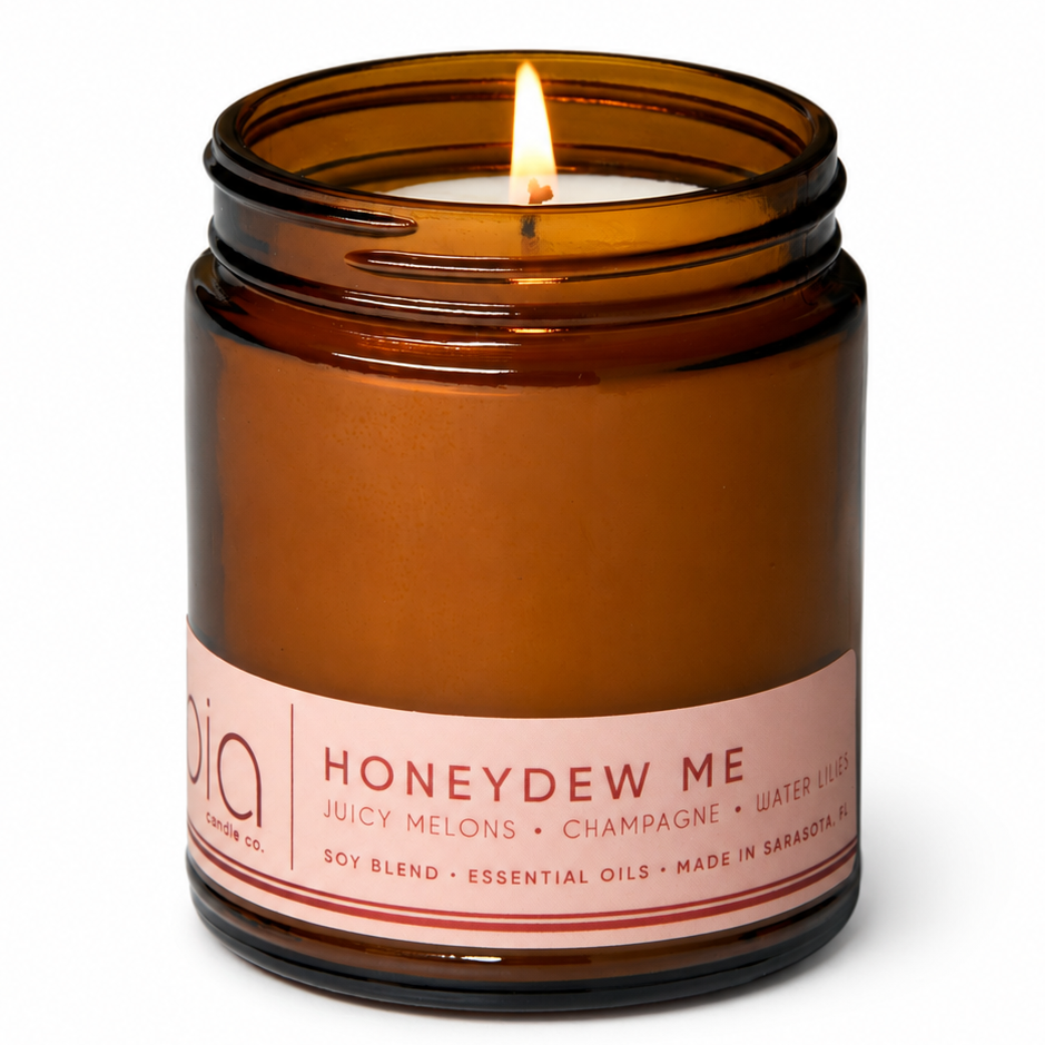 Honeydew Me Soy Blend Candle — Honeydew, Watermelon & Champagne