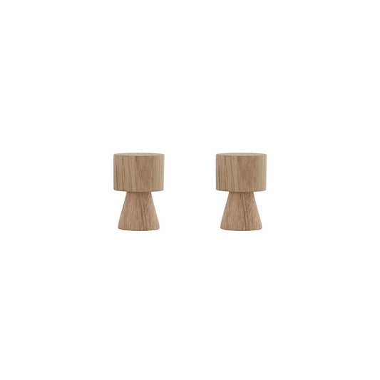 Pin Hook / Knob - 2 Pcs/Pack - Nature