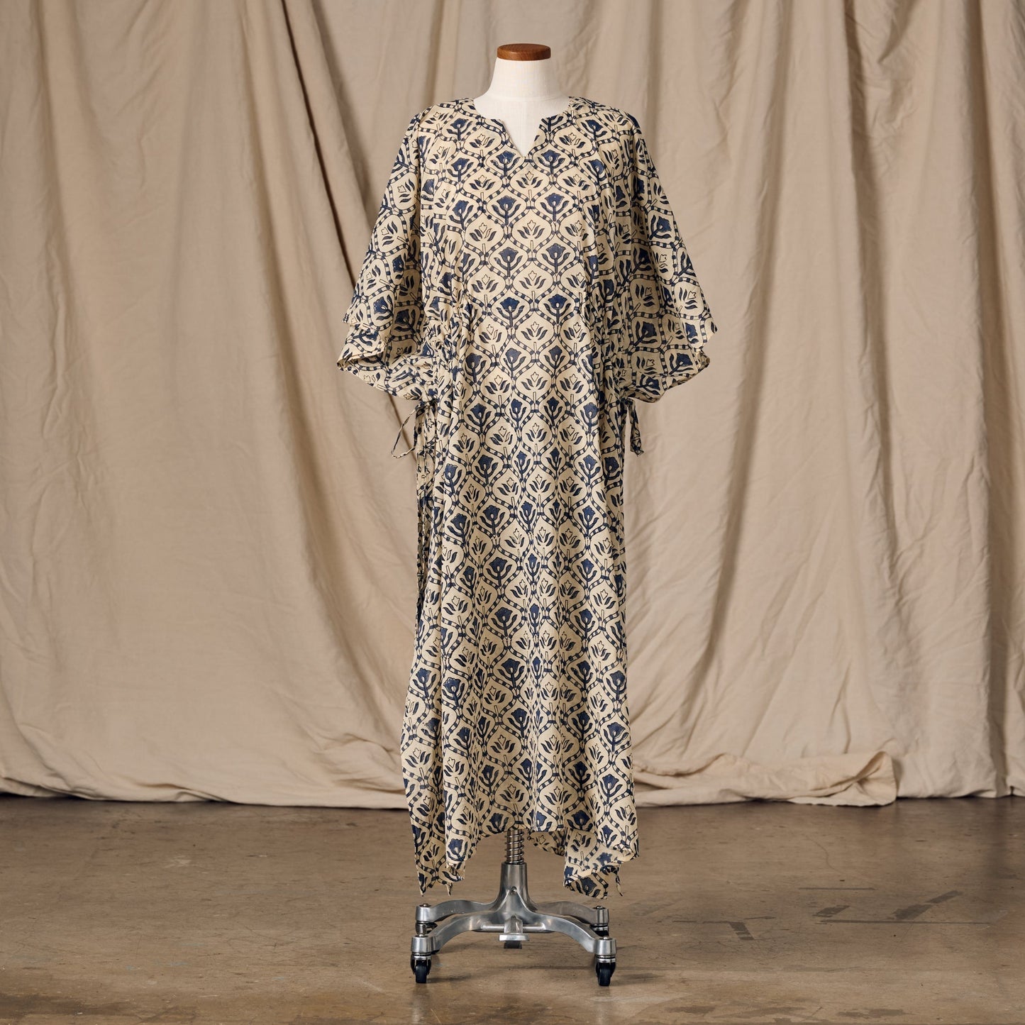 Panna Full Length Block Print Kaftan