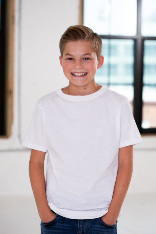 Youth Premium Cotton Short Sleeve Tee (Core Colors) - Osadia Concept Store