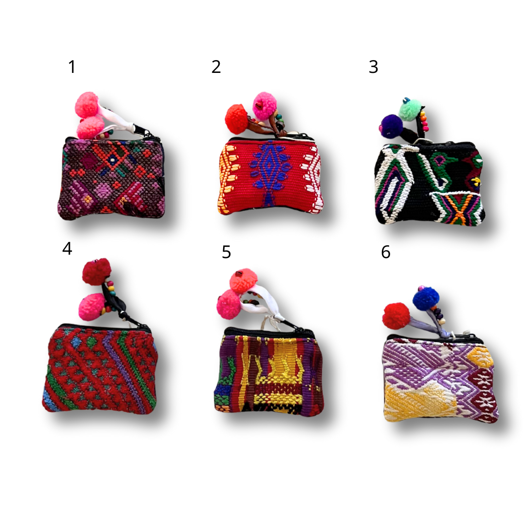 Maya Up-cycled Huipil Cosmetic One-of-a-Kind Bag (Tiny) - Guatemala - Osadia Concept Store