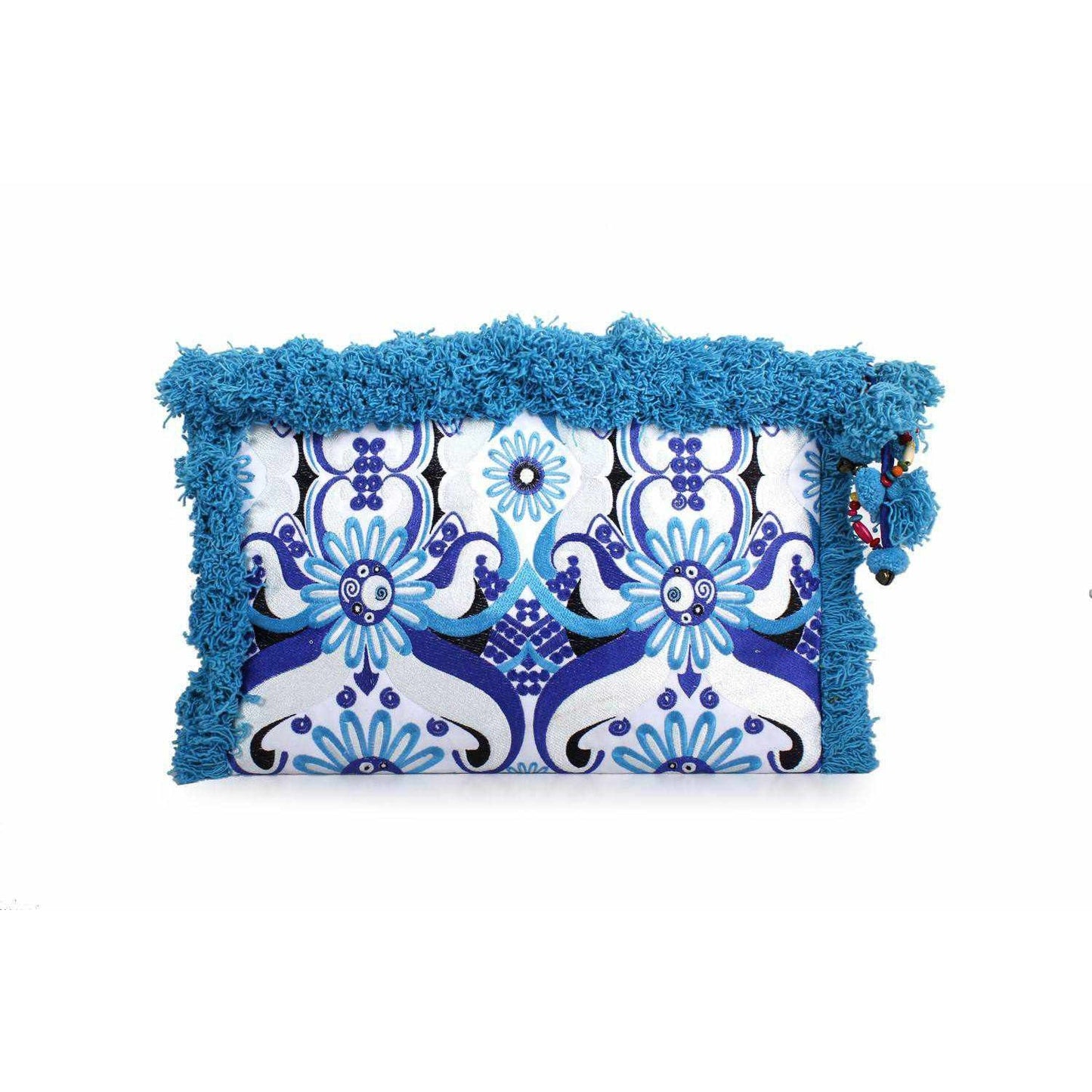 Computer Case | Oversize Pom Pom Clutch - Thailand