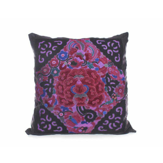 Artista Applique Vintage Geometric Cushion Cover - Thailand