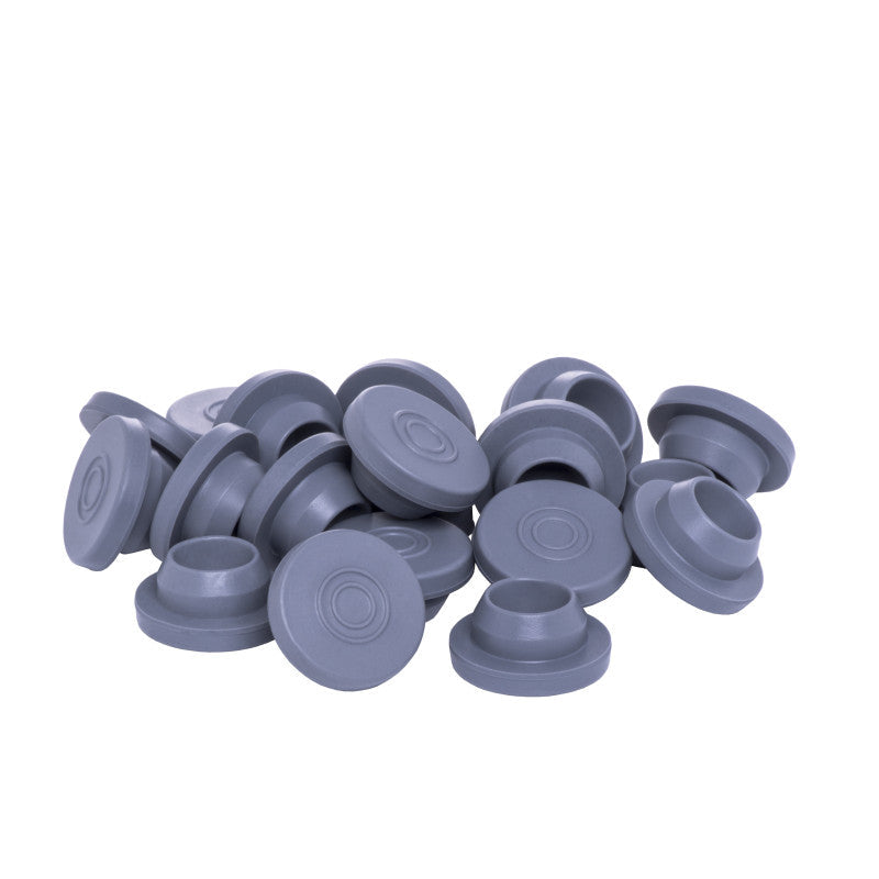 20mm Snap-On* (S-O) Chlorobutyl Vial Stopper, Gray (Pack of 1,000)