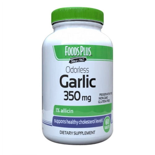 Food Plus Foods Garlic 350 Mg Odor Controlled Tablets