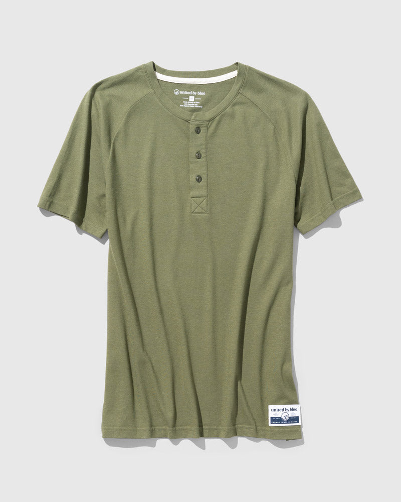 EcoKnit™ Short-Sleeve Henley
