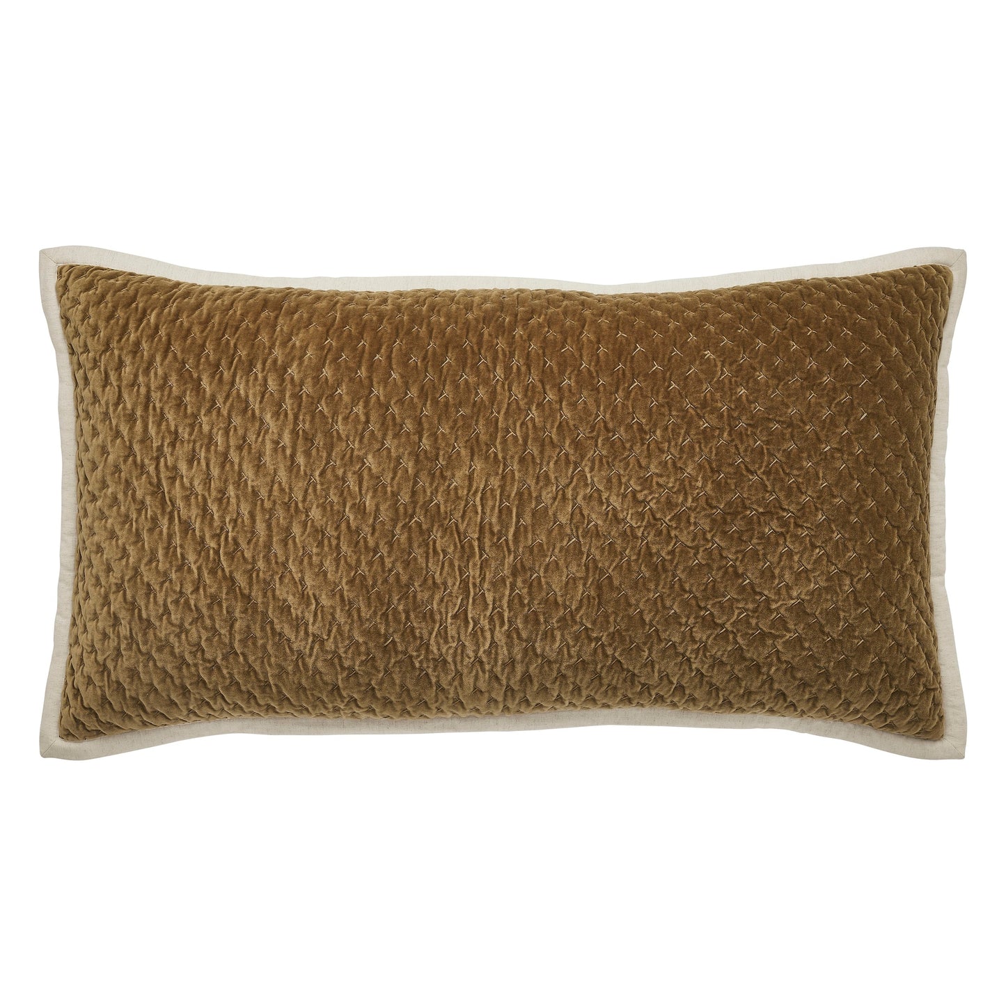 Maui Cross Stitch Velvet Quilt Sham