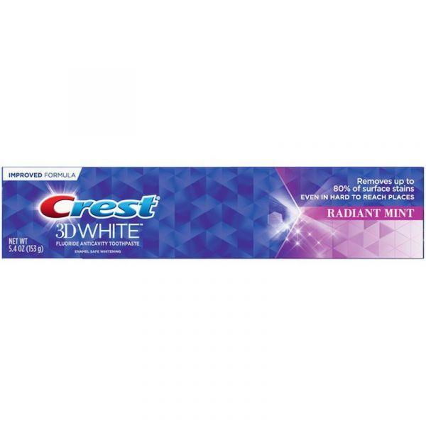 Crest 3D White Radiant Mint Toothpaste, 5.4 Oz