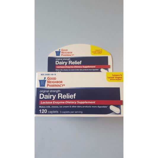 G.n.p. Dairy Relief Caplets 120