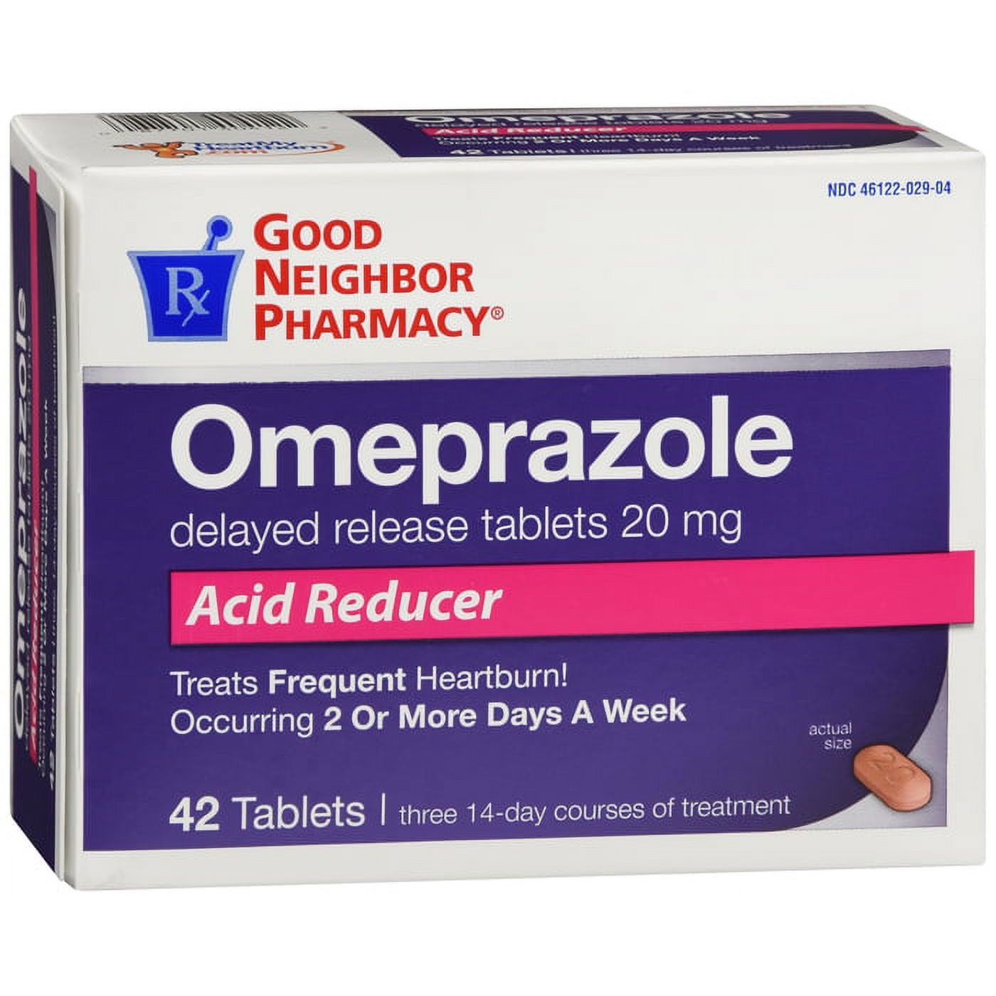 Good Neighbor Pharmacy GNP Omeprazole 20 Mg 42 Tabs