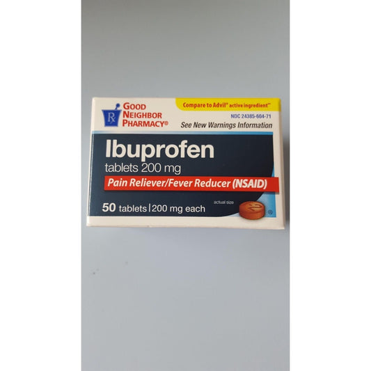 G.n.p. Ibuprofen 200 Mg 50 Tablets