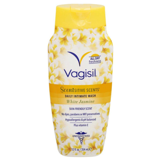 Vagisil Scentsitive Scents White Jasmine Daily Intimate Wash 12 Fl Oz