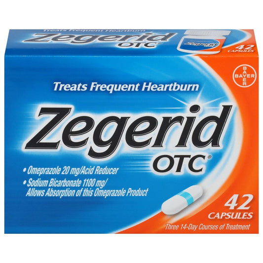 Zegerid OTC Acid Reducer Capsules