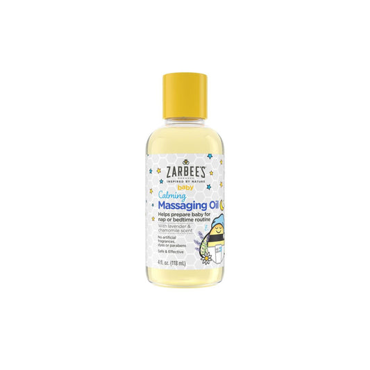 Zarbee's Naturals Baby Calming Massage Oil 4 Fl. Oz. Bottle