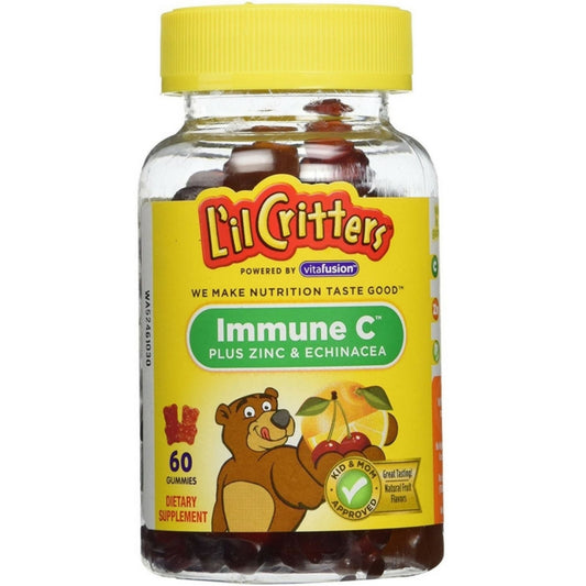 L'il Critters Immune C Plus Zinc & Vitamin D Dietary Supplement Gummy Bears