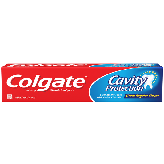 Colgate Toothpaste Anticavity Fluoride Cavity Protection Great Regular Flavor Paste