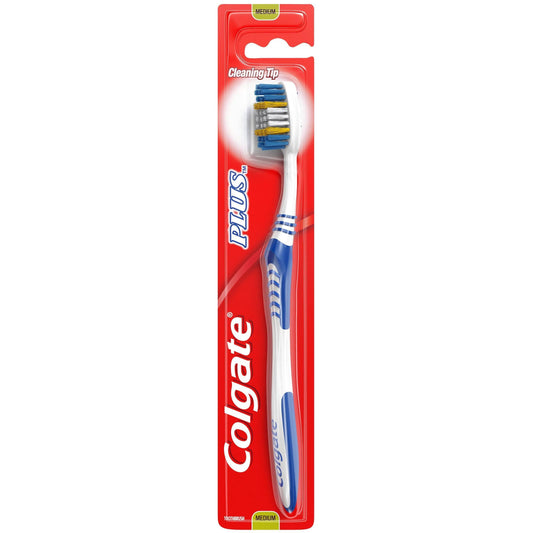 Colgate Manual Plus Adult Medium Toothbrush -- 72 Per Case