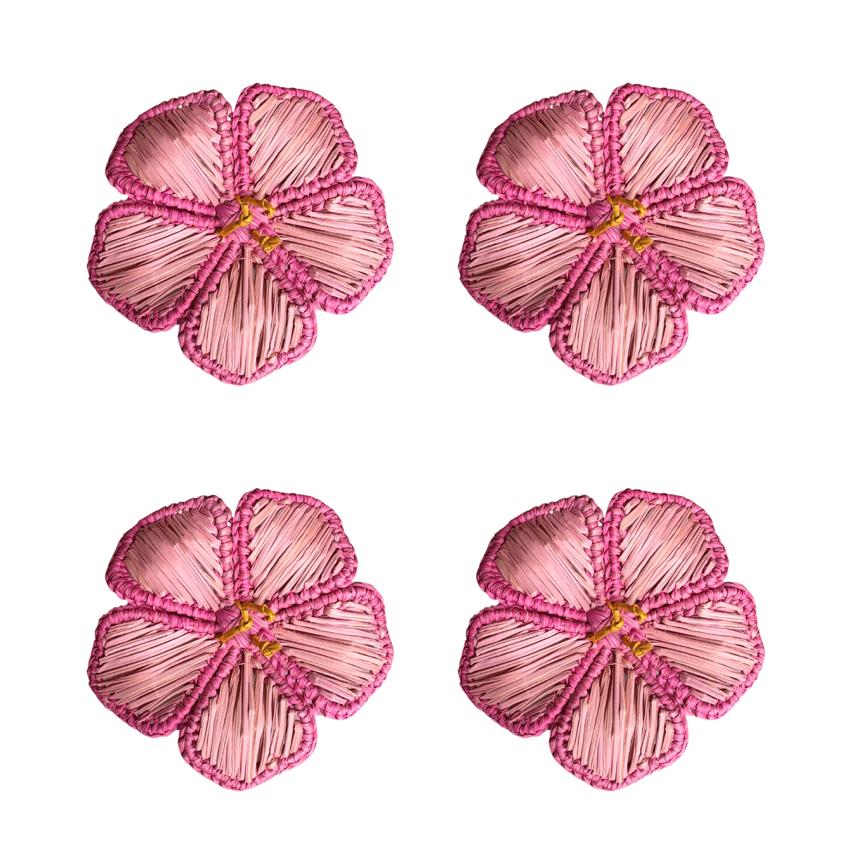 S/4 Hibiscus 3D Napkin Ring