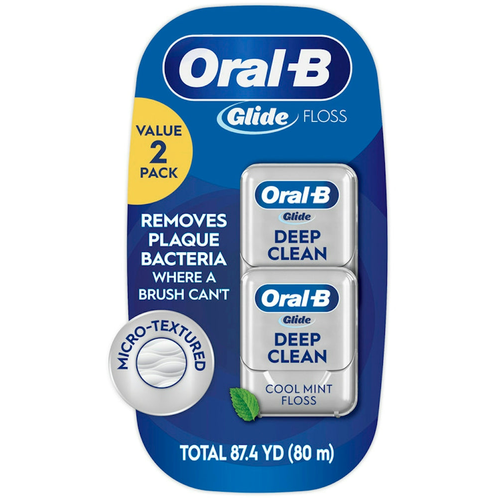 Oral-B Glide Pro-Health Deep Clean Cool Mint Dental Floss Value Pack