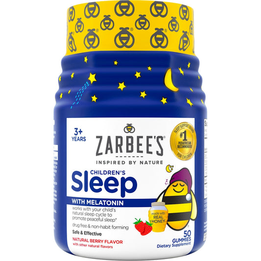 Zarbee's Naturals Sleep With Melatonin, Gummies, Children's, Natural Berry Flavor