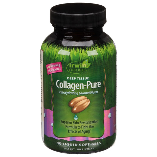 Irwin Naturals Deep Tissue Collagen-Pure Dietary Supplement Liquid Soft-Gels - 80ct