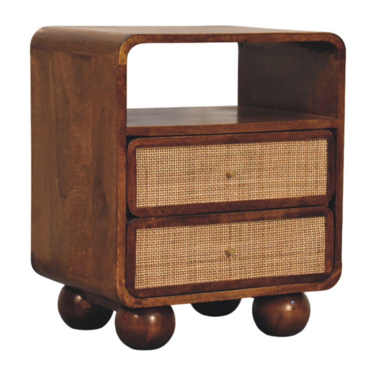 Solid Wood Larissa Chestnut Nightstand