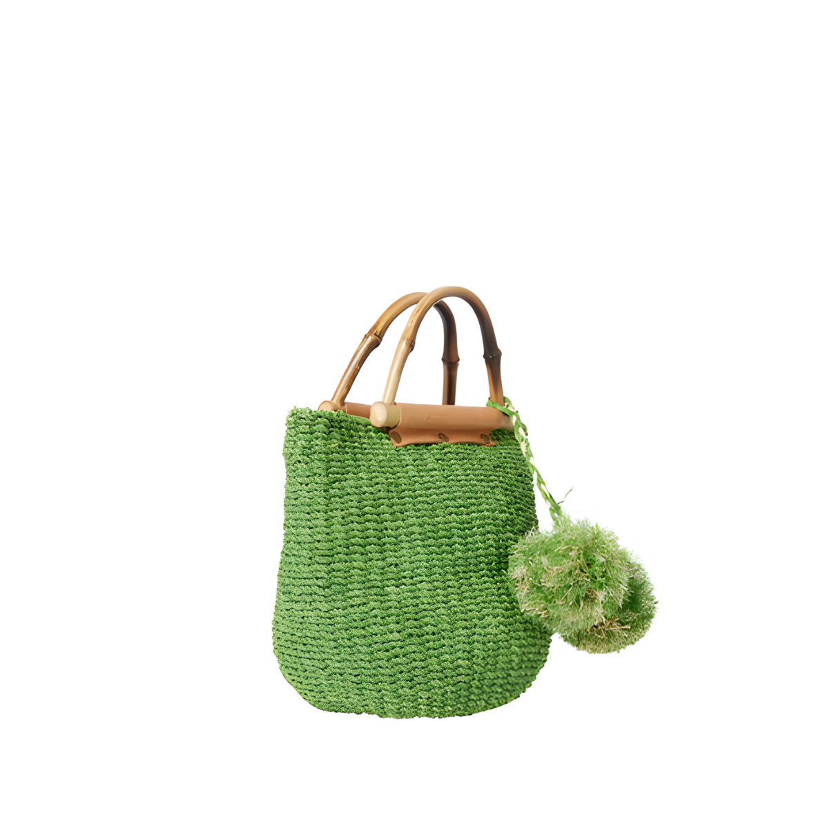 Maxi Straw Poof Crossbody