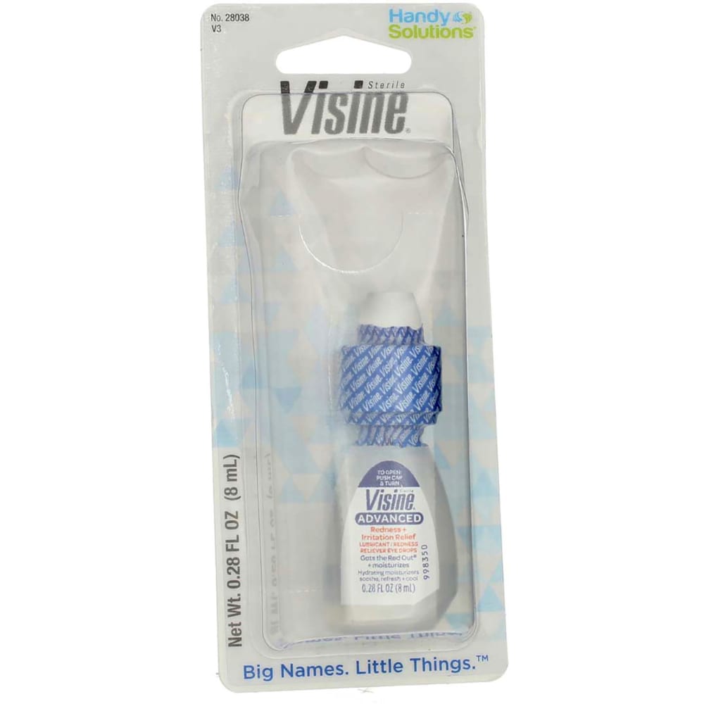 Handy Solutions Eye Drops, Lubricant/Redness Reliever, Advanced Relief